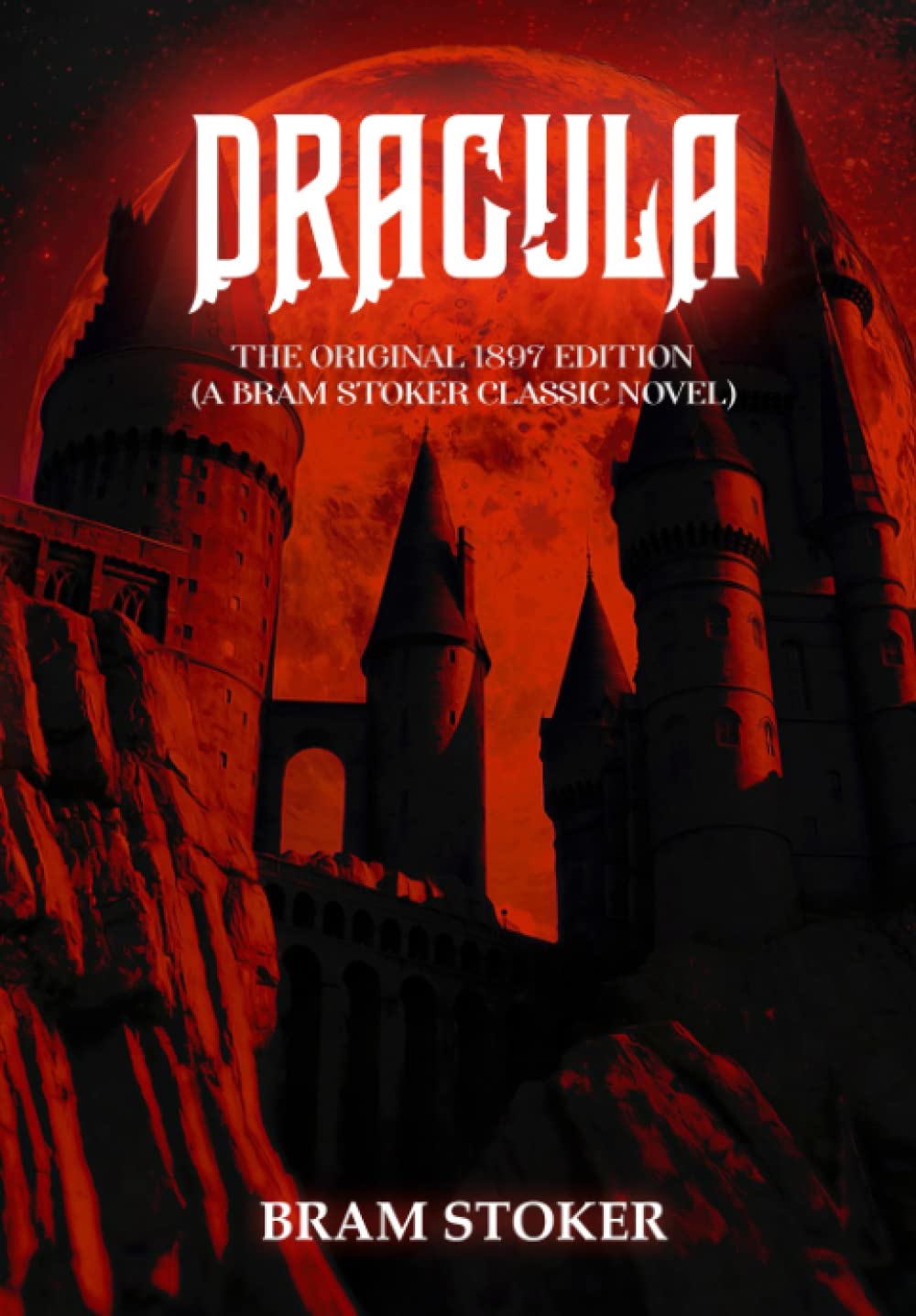 Dracula book cover Bram Stoker 1897