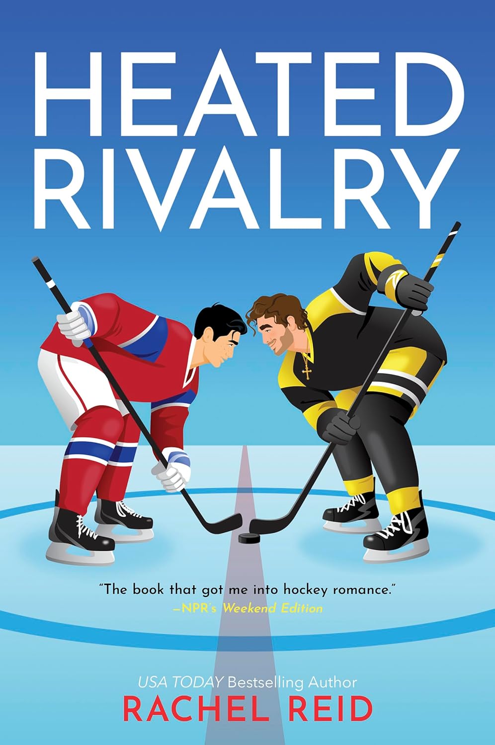 Heated Rivalry book cover Rachel Reid 2019