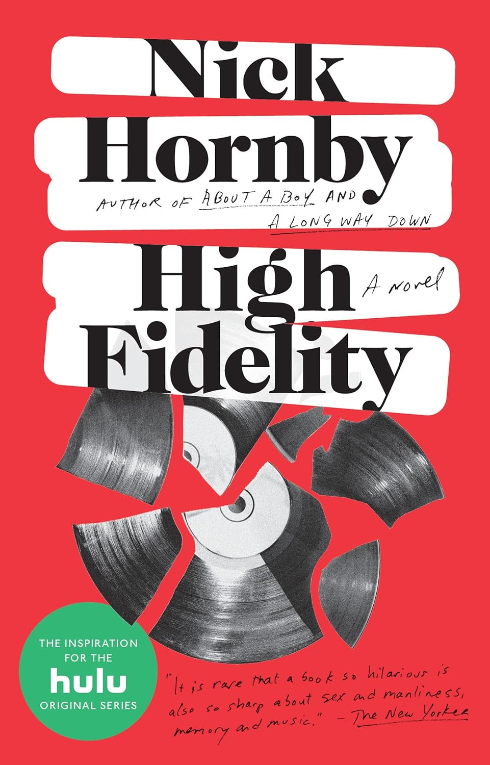 High Fidelity book cover Nick Hornby 1995