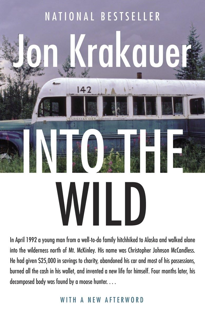 Into the Wild book cover Jon Krakauer 1996