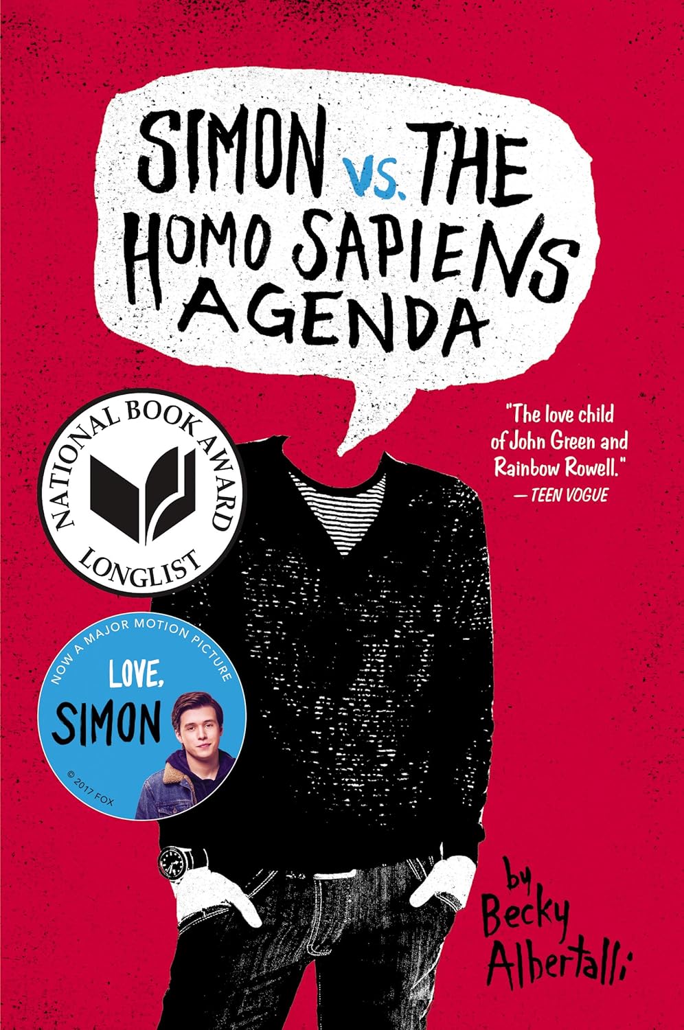 Simon vs. the Homo Sapiens Agenda book cover Becky Albertalli 2015