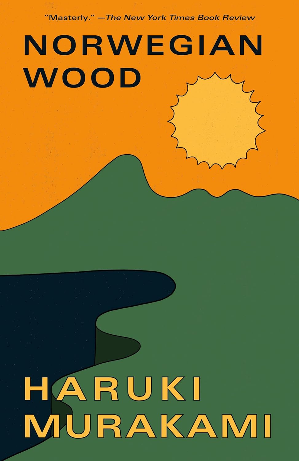 Norwegian Wood book cover Haruki Murakami 1987